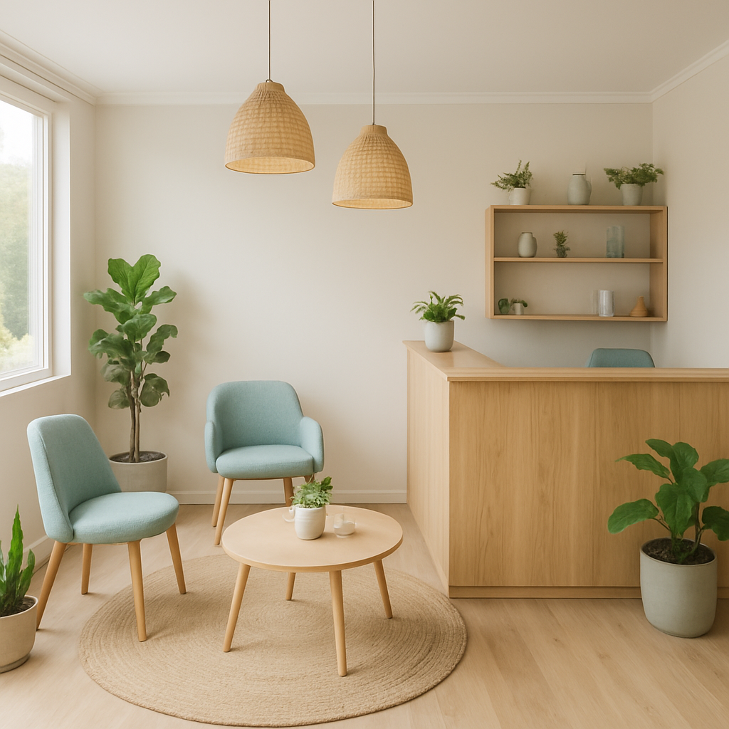 Espacio cálido y profesional del centro integral de salud